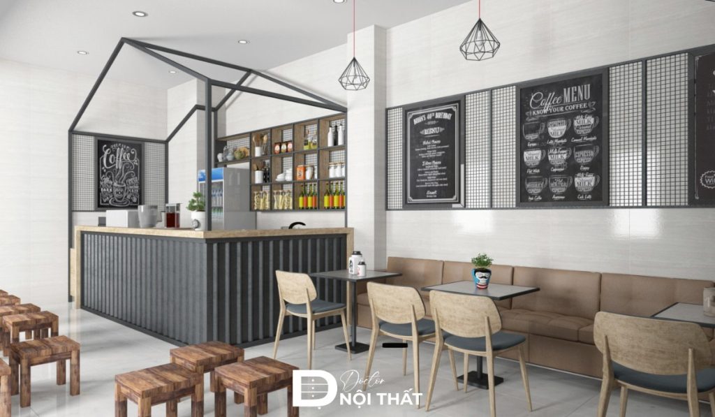 Thiết kế quán cafe 30m2