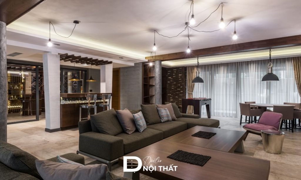 Mẫu thiết kế phòng khách 30m2