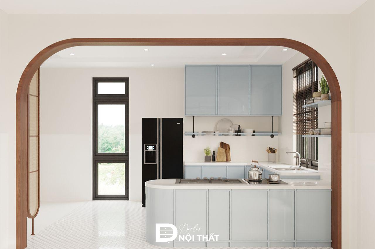 nhà bếp ở nông thôn