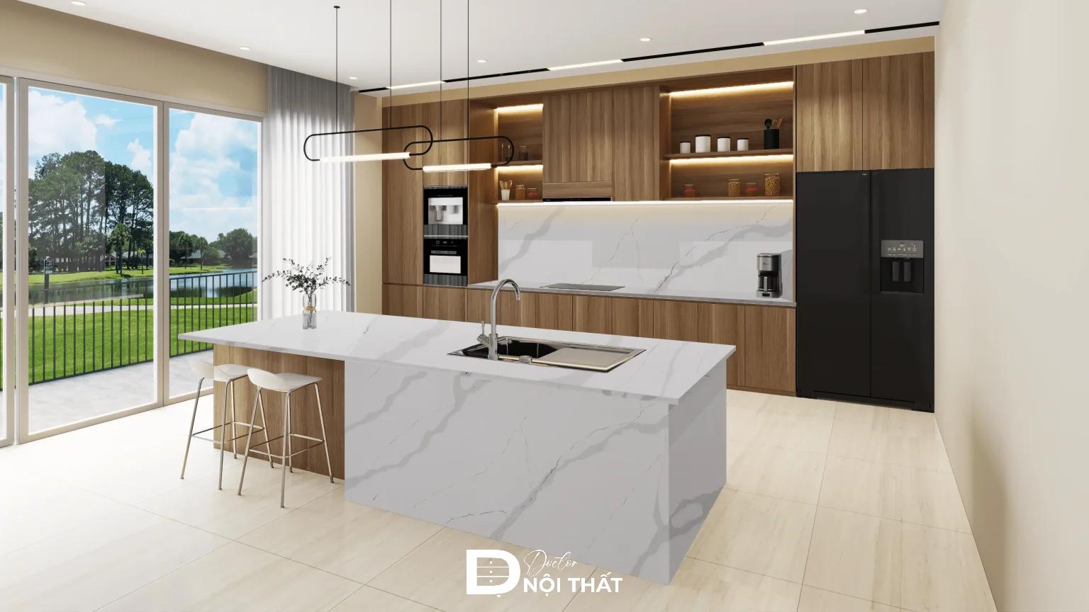 nhà bếp ở nông thôn