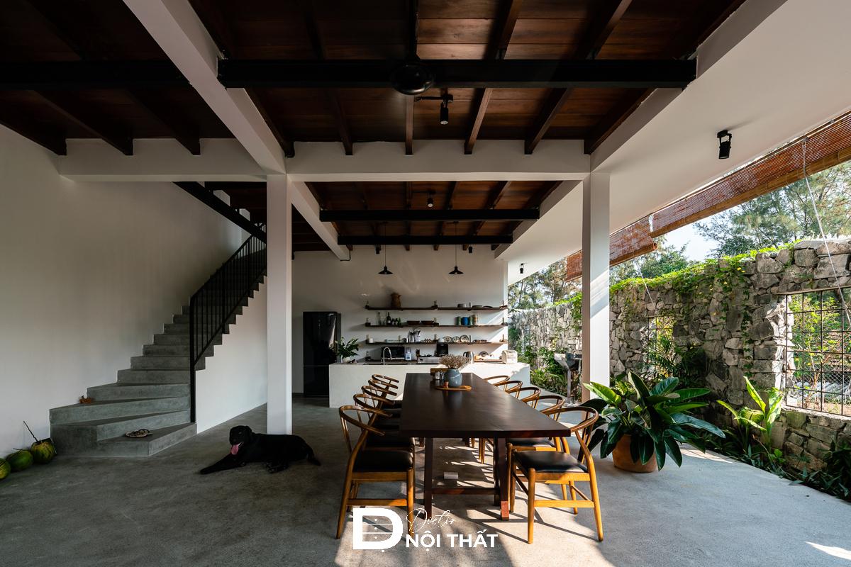 nhà bếp ở nông thôn