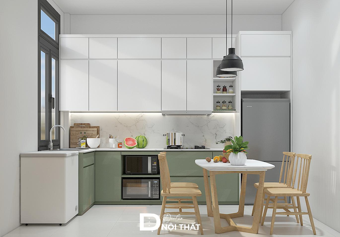 phòng bếp 12m2 