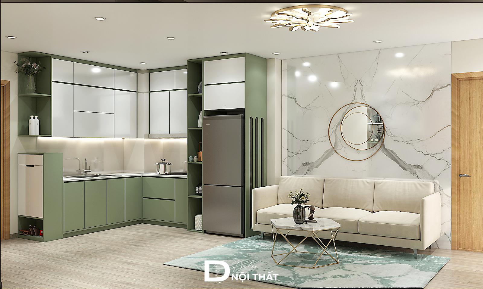 phòng bếp 12m2 