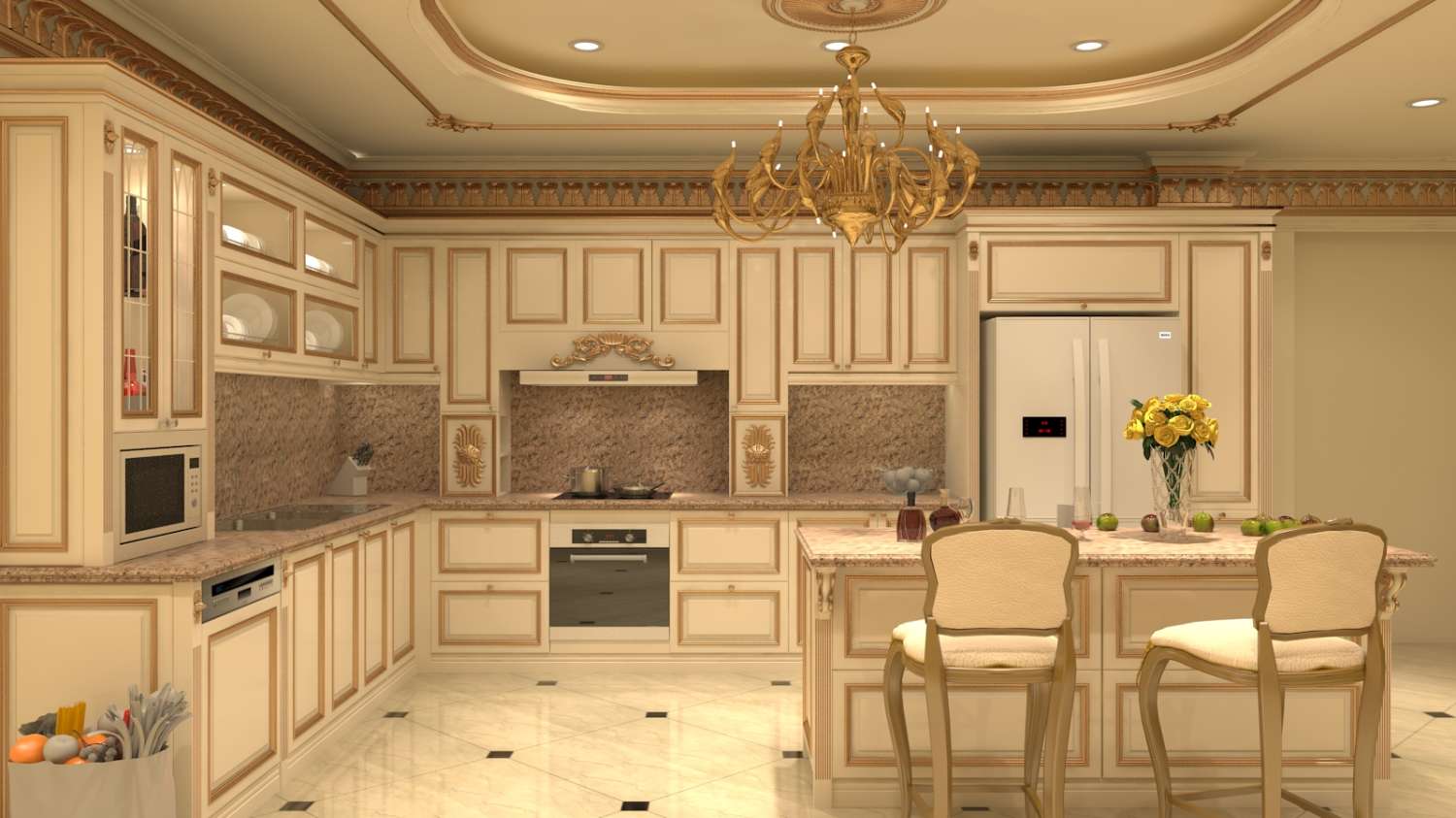phòng bếp 20m2
