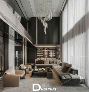 Thiết kế nội thất biệt thự Luxury 200m2 tại Ba Vì