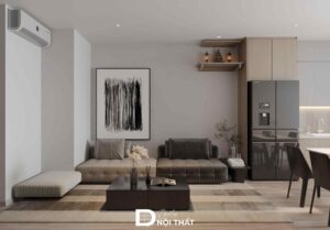 Thiết kế nội thất chung cư Vinhomes hiện đại - Chị Thu