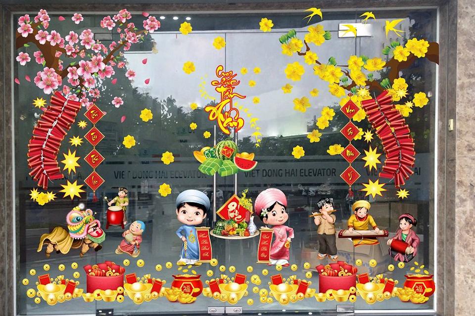 trang trí nhà ngày tết