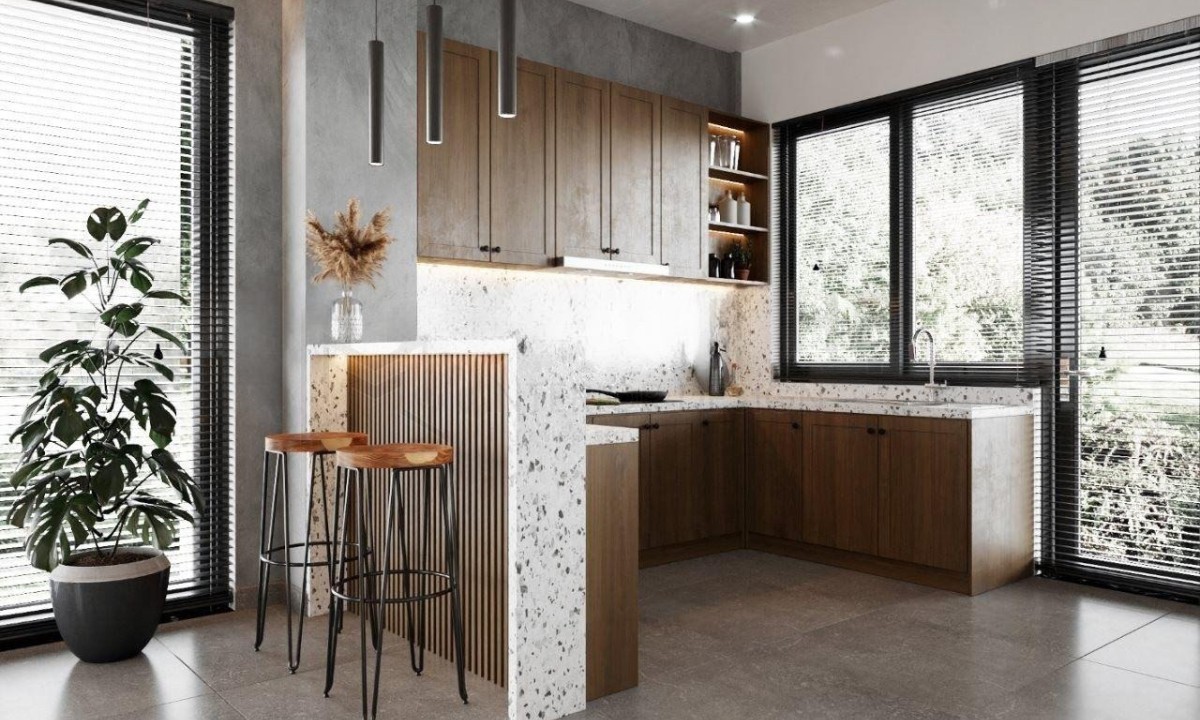 bếp có cửa sổ