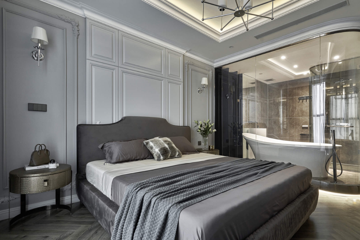Gợi ý thiết kế phòng ngủ 11m2 có nhà vệ sinh (Ảnh: Sưu tầm)