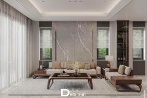 Dự án thiết kế nội thất biệt thự tại Bắc Giang - Em Tụ