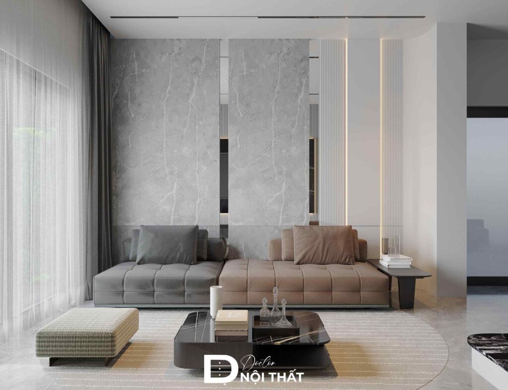 Dự án thiết kế nội thất chung cư 1 phòng ngủ 45m2 tại Hoàng Mai