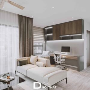 Dự án thiết kế nội thất chung cư 2 phòng ngủ 65m2 - Chị Mai