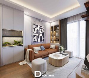 Dự án thiết kế nội thất chung cư 3 phòng ngủ Plaschems Đức Giang- Anh Hòa