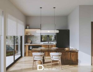 Dự án thiết kế nội thất phòng bếp tại Ba Vì - chị Trang