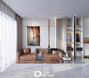 Dự án thiết kế thi công nội thất chung cư 76m2 2 ngủ quận Bình Tân