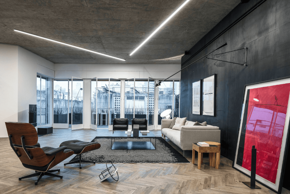 Không gian mang phong cách bauhaus được tối giản với ít đồ nội thất (Nguồn: Sưu tầm)