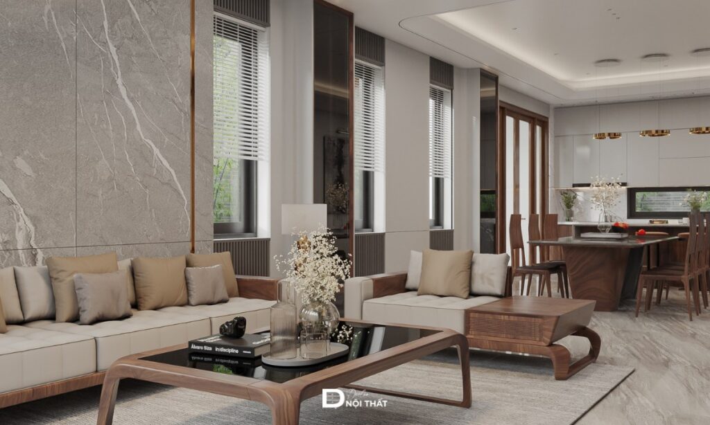 thiết kế nội thất biệt thự liền kề
