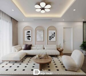 Thiết kế nội thất chung cư royal city 70m2 chị quỳnh
