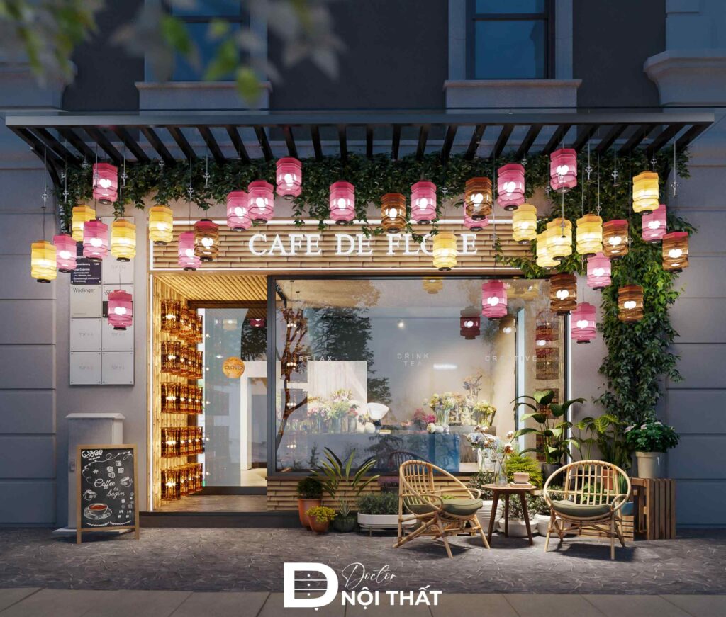 Thiết kế nội thất quán trà bên Đức - anh Cường Ký