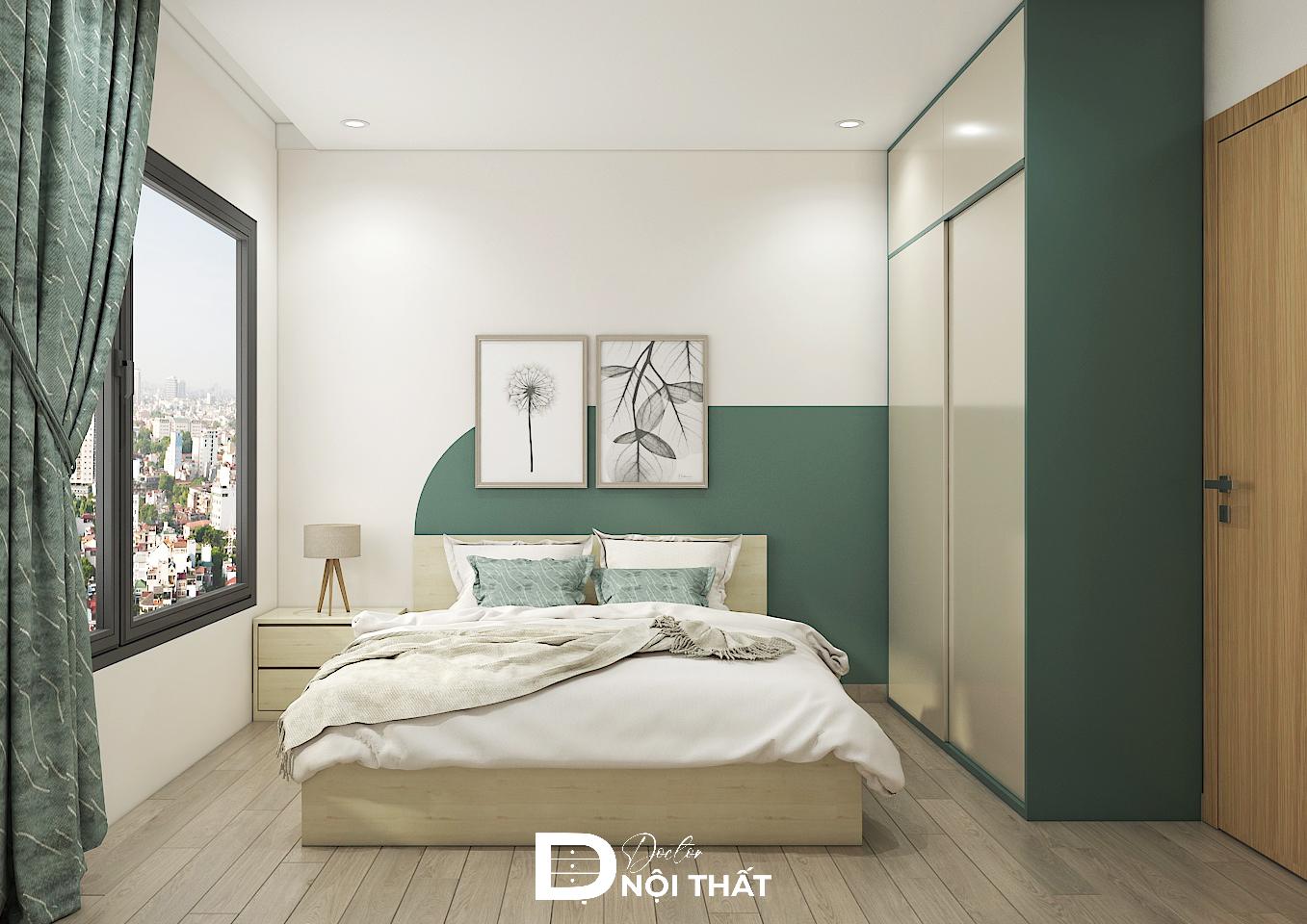 thiết kế phòng ngủ 7m2