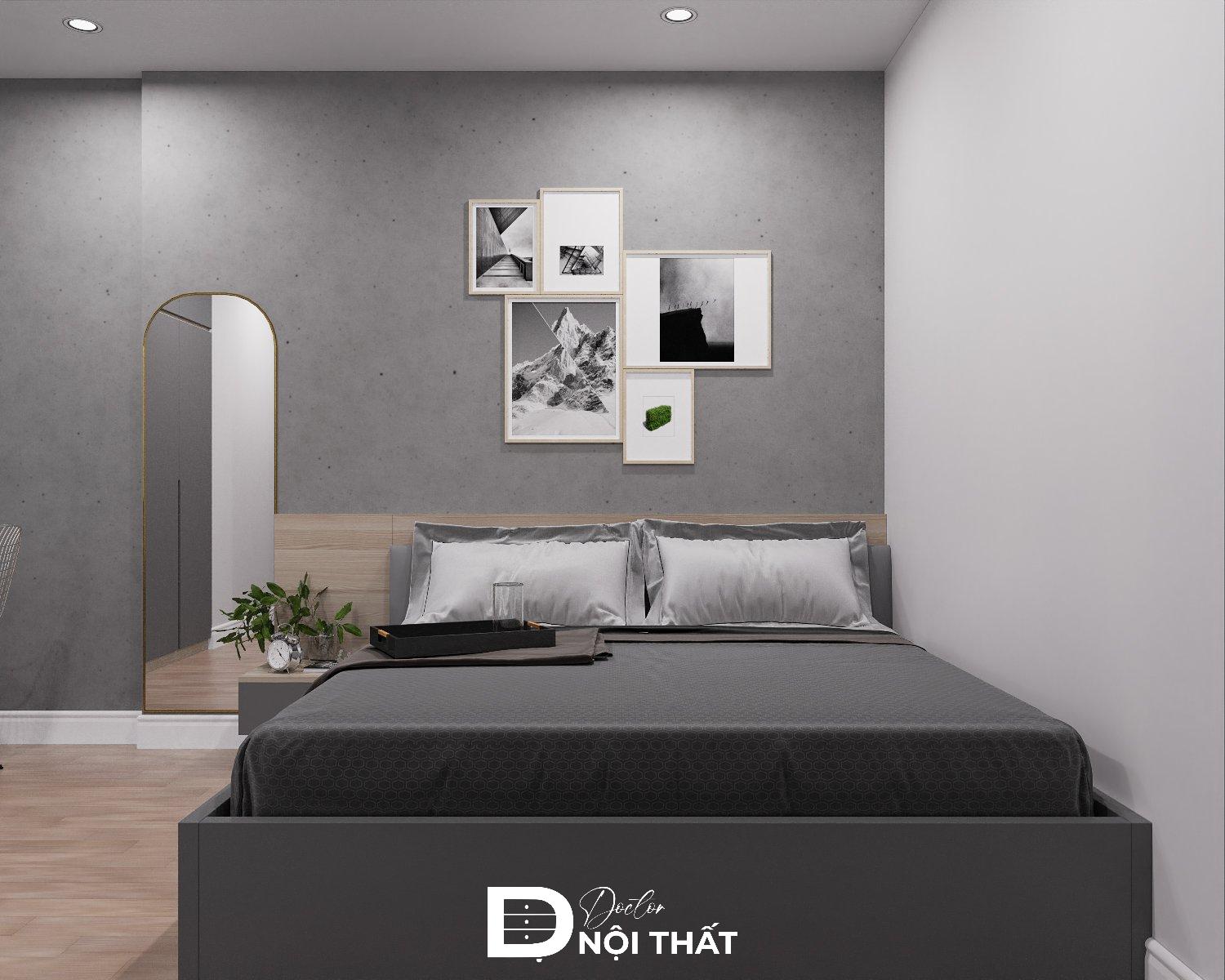 thiết kế phòng ngủ 7m2