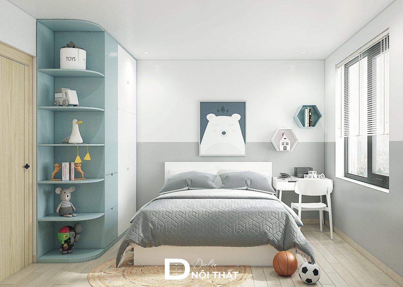 thiết kế phòng ngủ 7m2