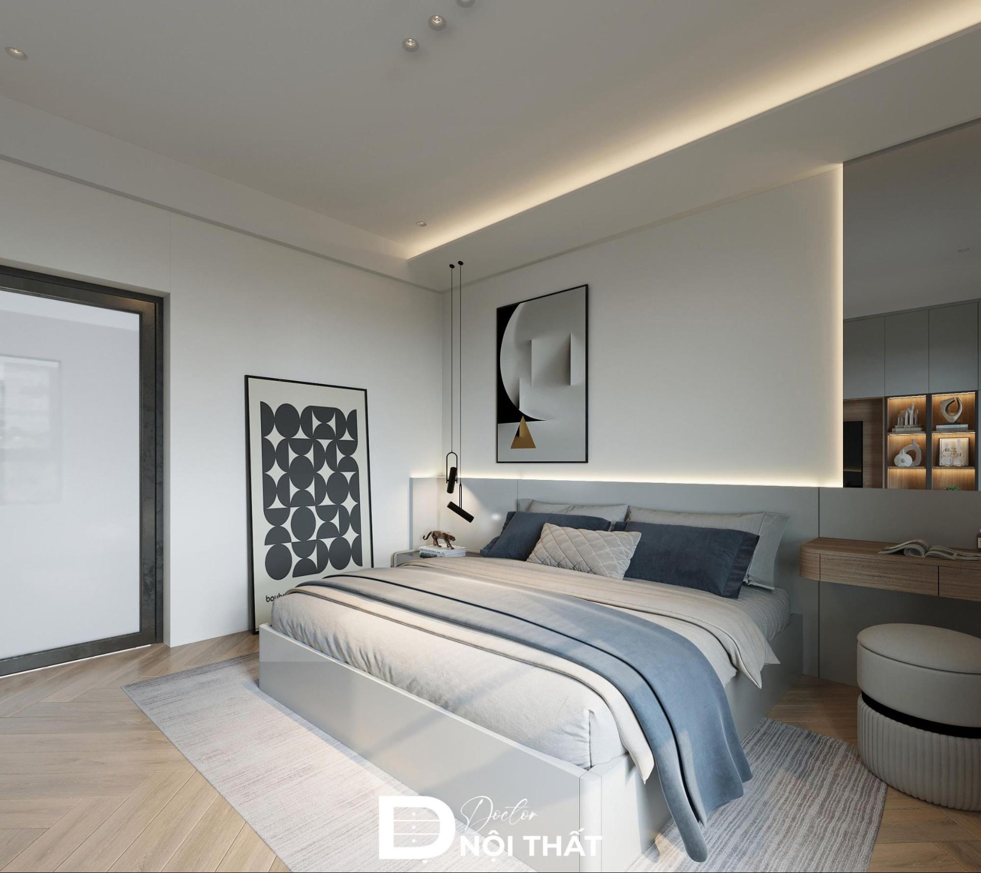 thiết kế phòng ngủ 9m2