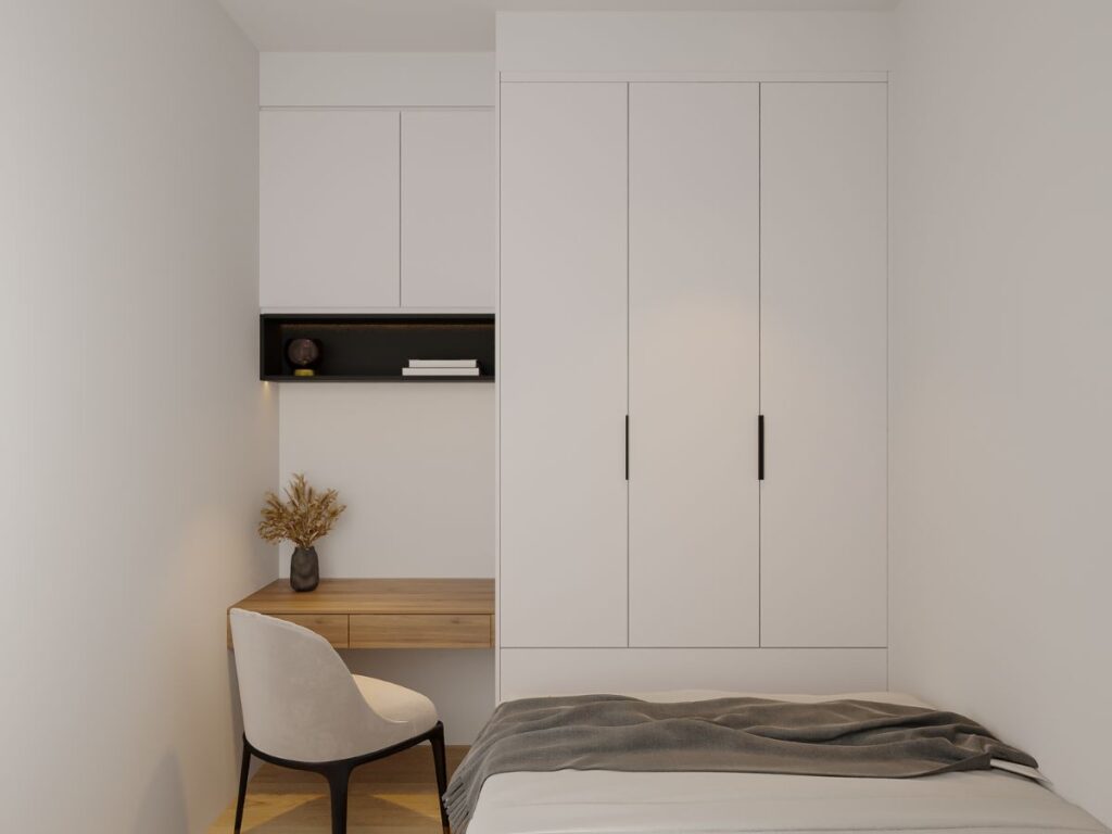 thiết kế phòng ngủ nhỏ 2m2