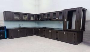 tủ bếp nhôm xingfa