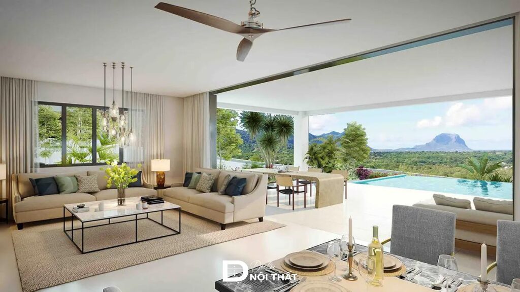 thiết kế nội thất biệt thự nhà vườn