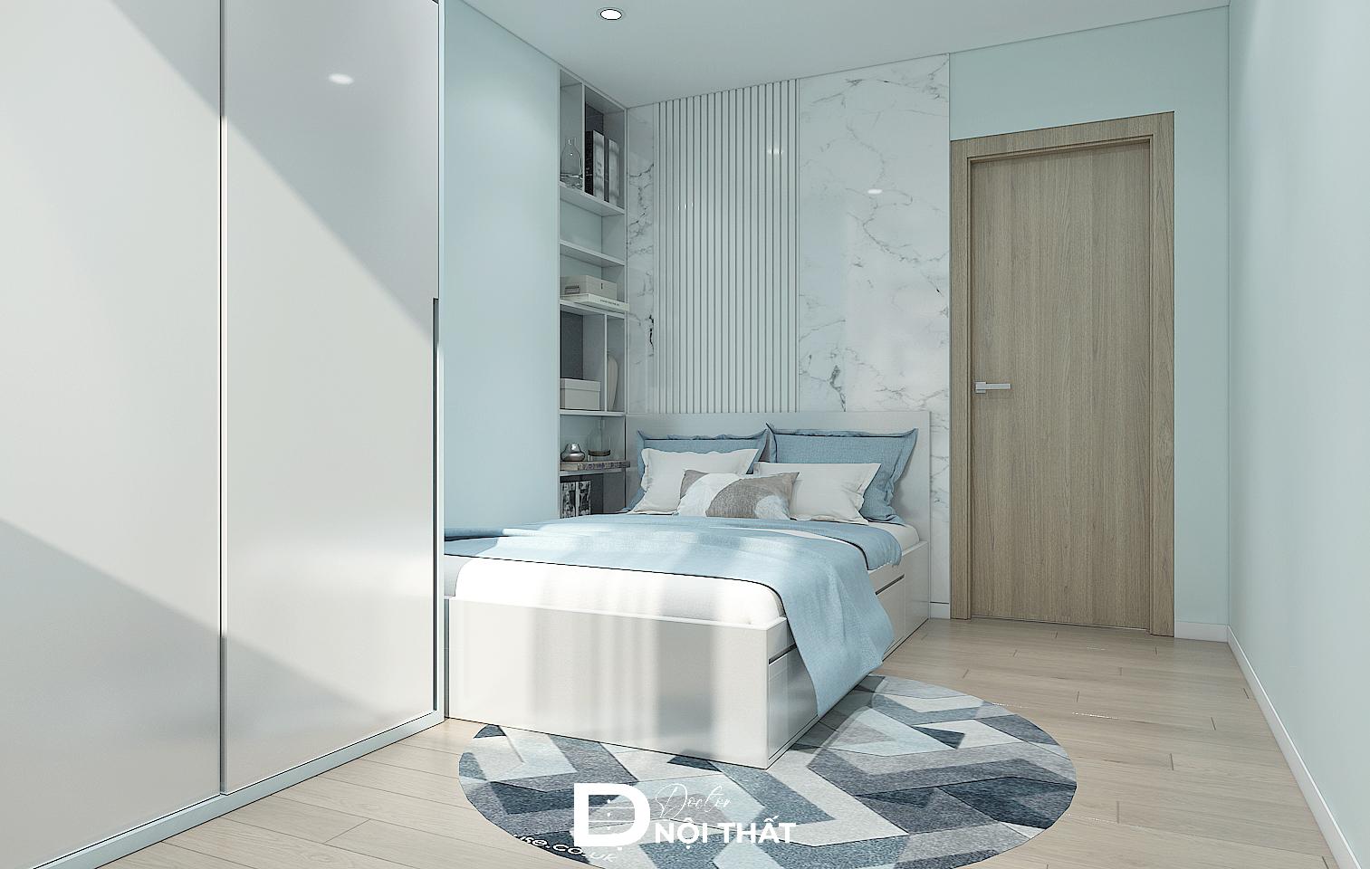 Thiết kế nội thất chung cư 2 phòng ngủ