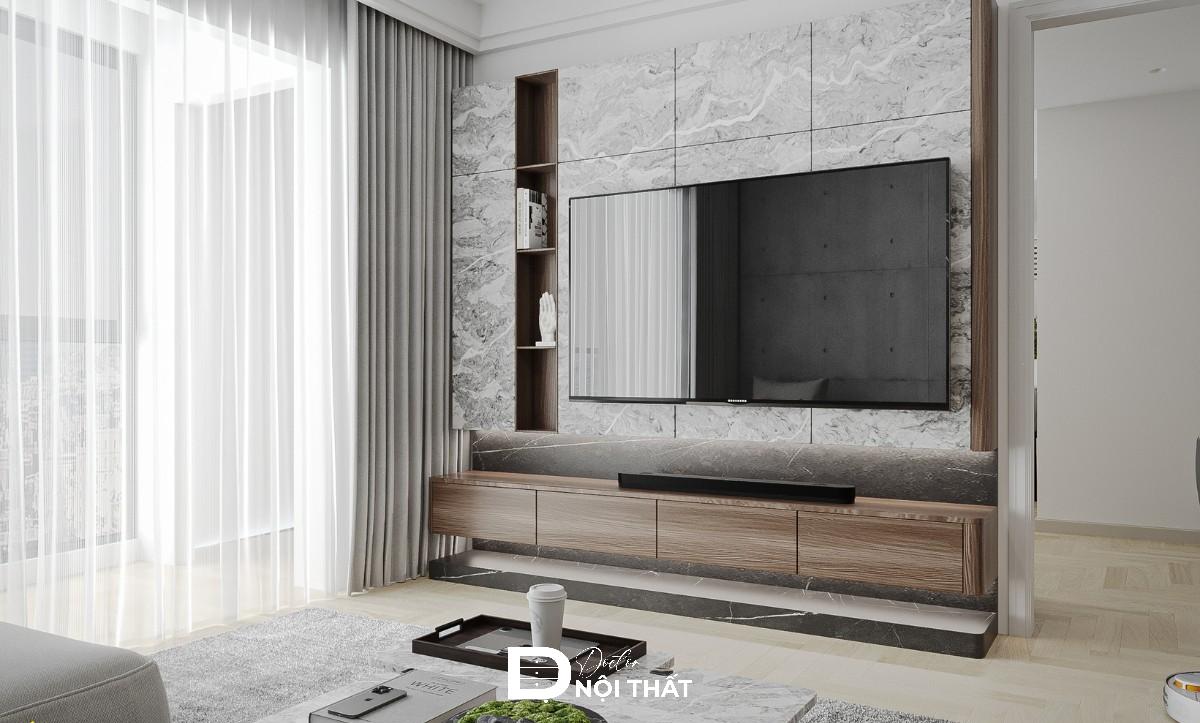 Thiết kế nội thất chung cư 2 phòng ngủ