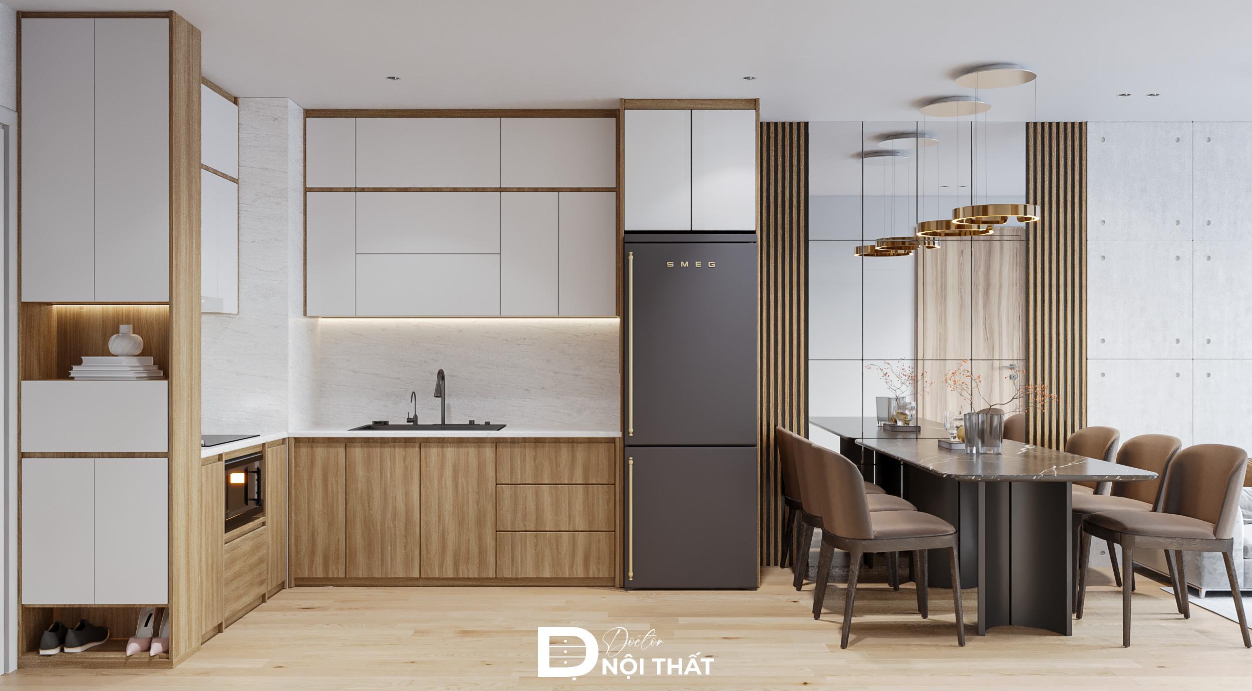 Thiết kế nội thất chung cư 2 phòng ngủ