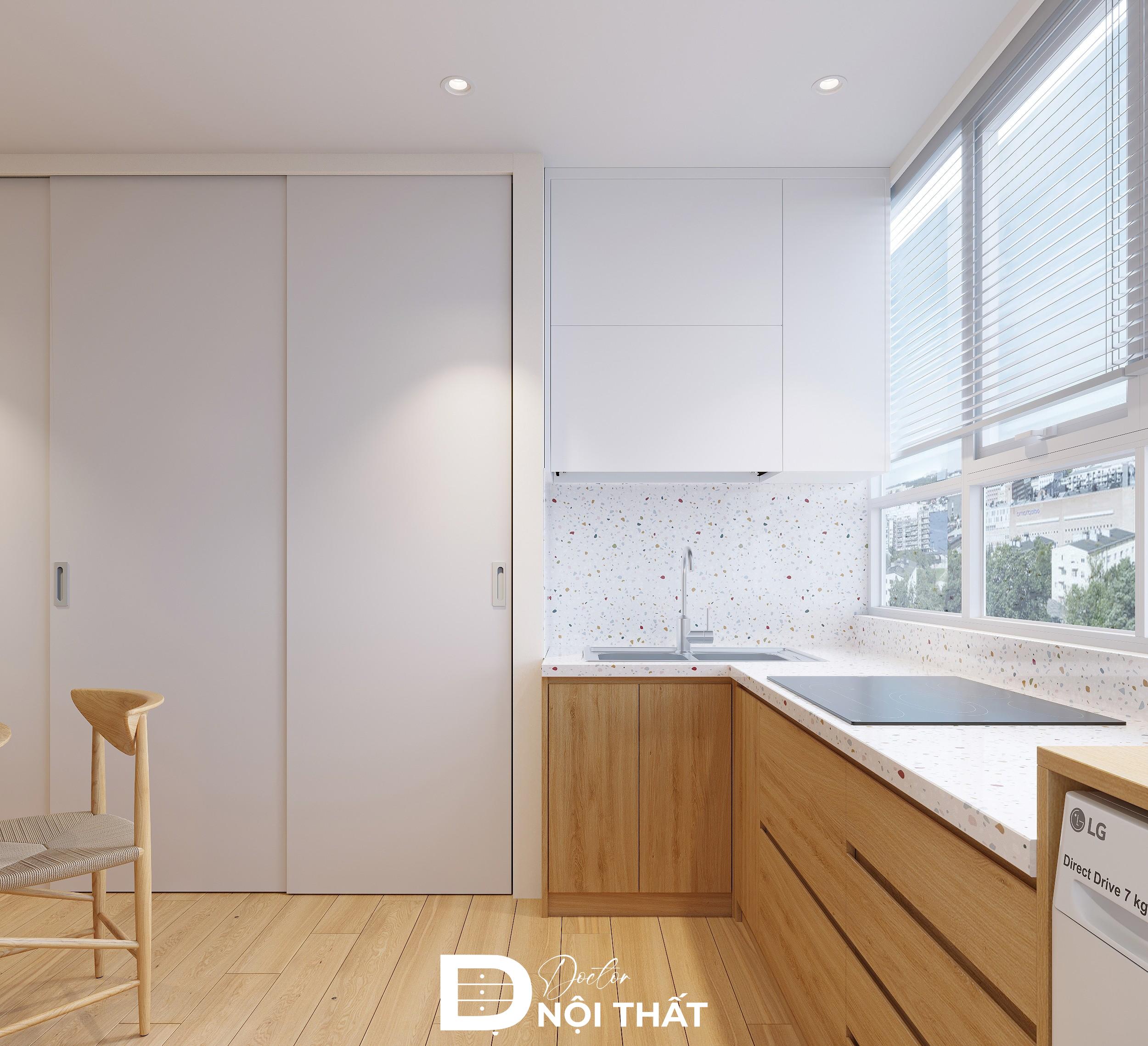 Thiết kế nội thất chung cư 2 phòng ngủ