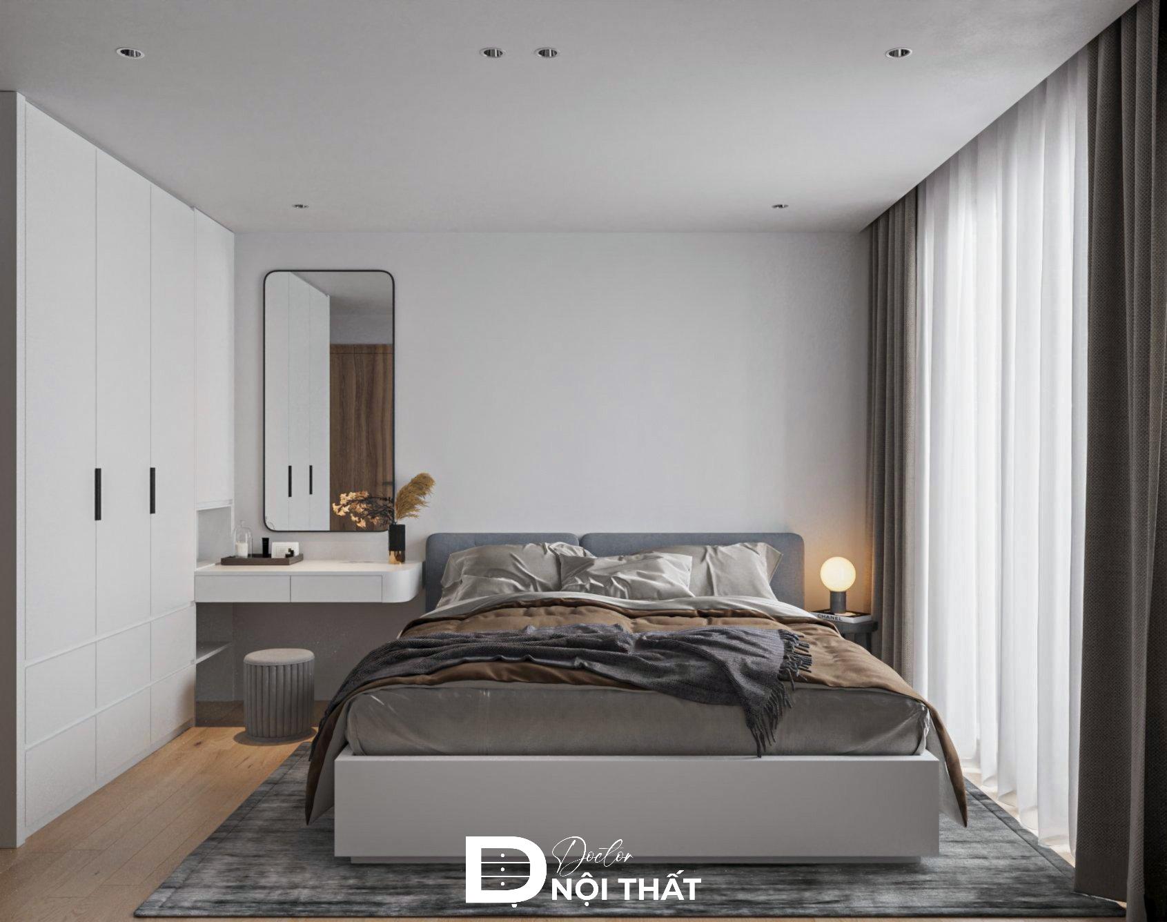 Thiết kế nội thất chung cư 2 phòng ngủ