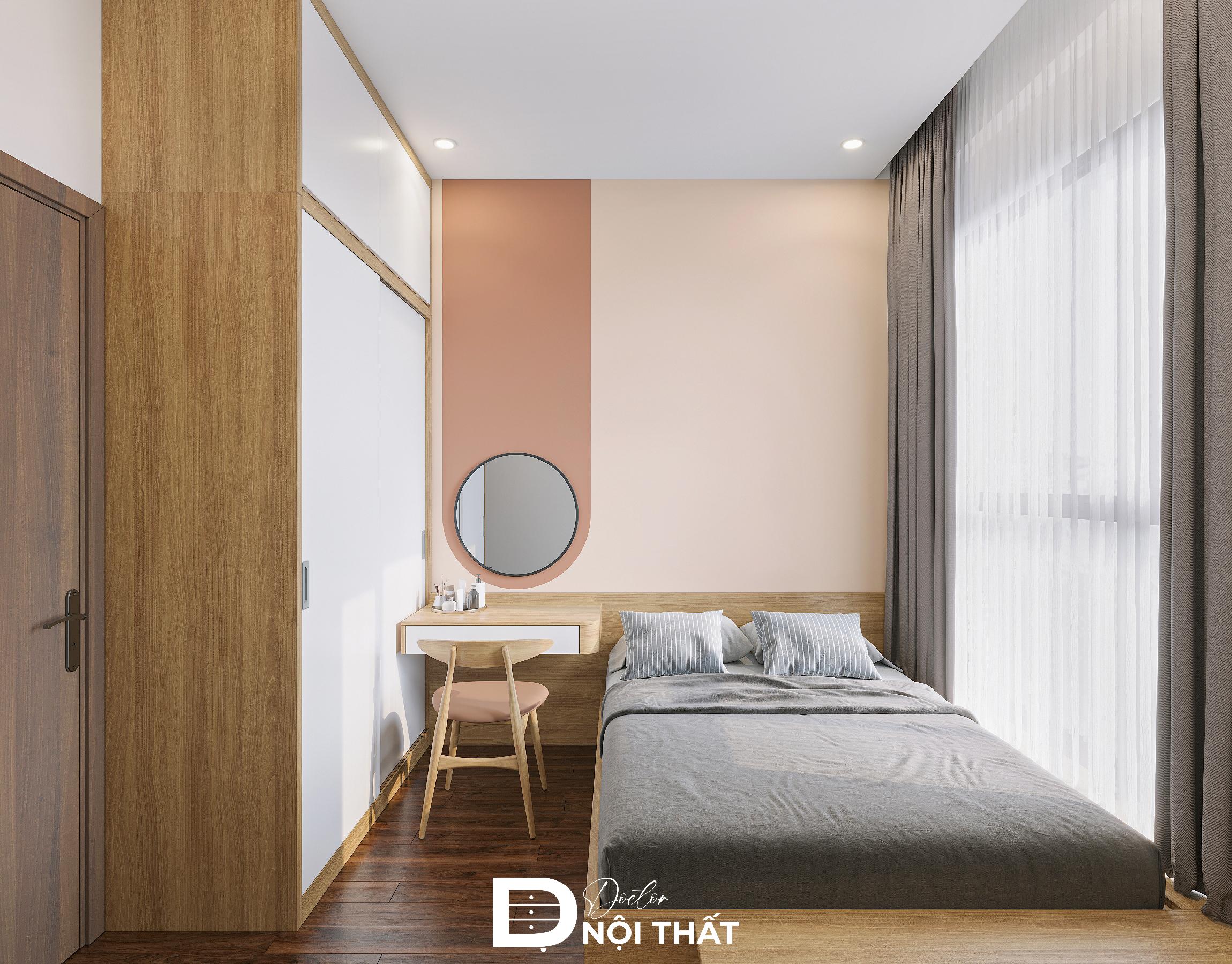 Thiết kế nội thất chung cư 2 phòng ngủ
