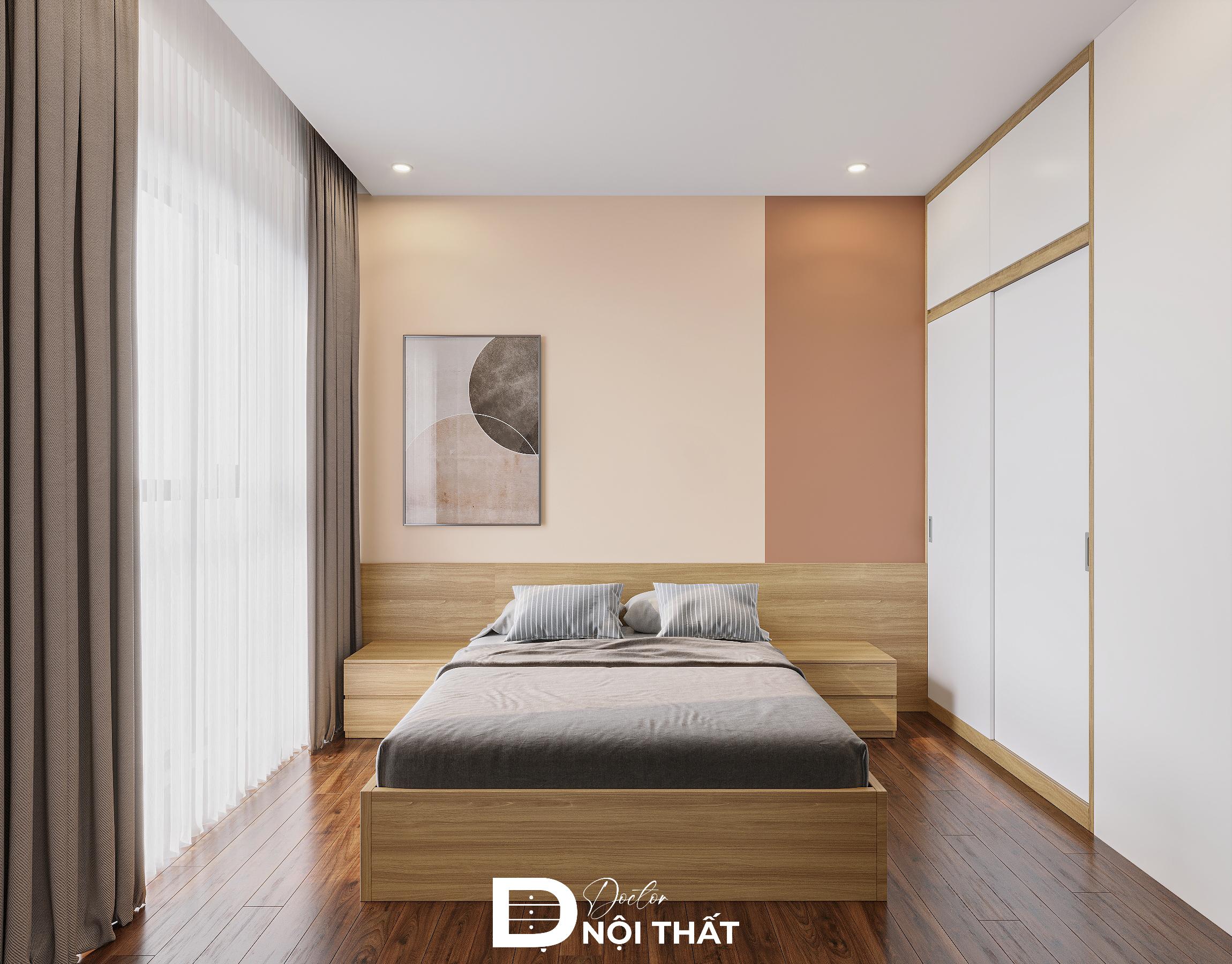 Thiết kế nội thất chung cư 2 phòng ngủ