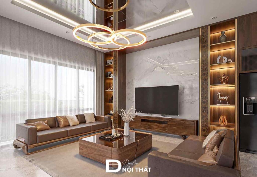 Dự án thiết kế nội thất nhà phố sang trọng tại Bắc Từ Liêm