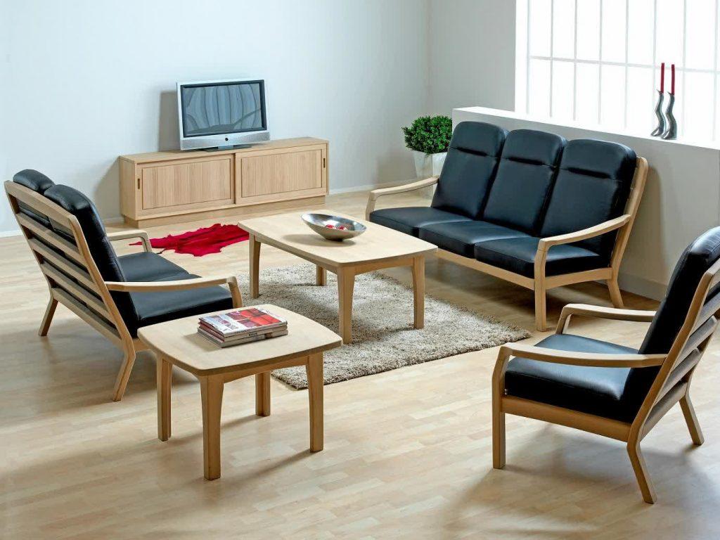 bàn ghế gỗ phòng khách giá 2 triệu