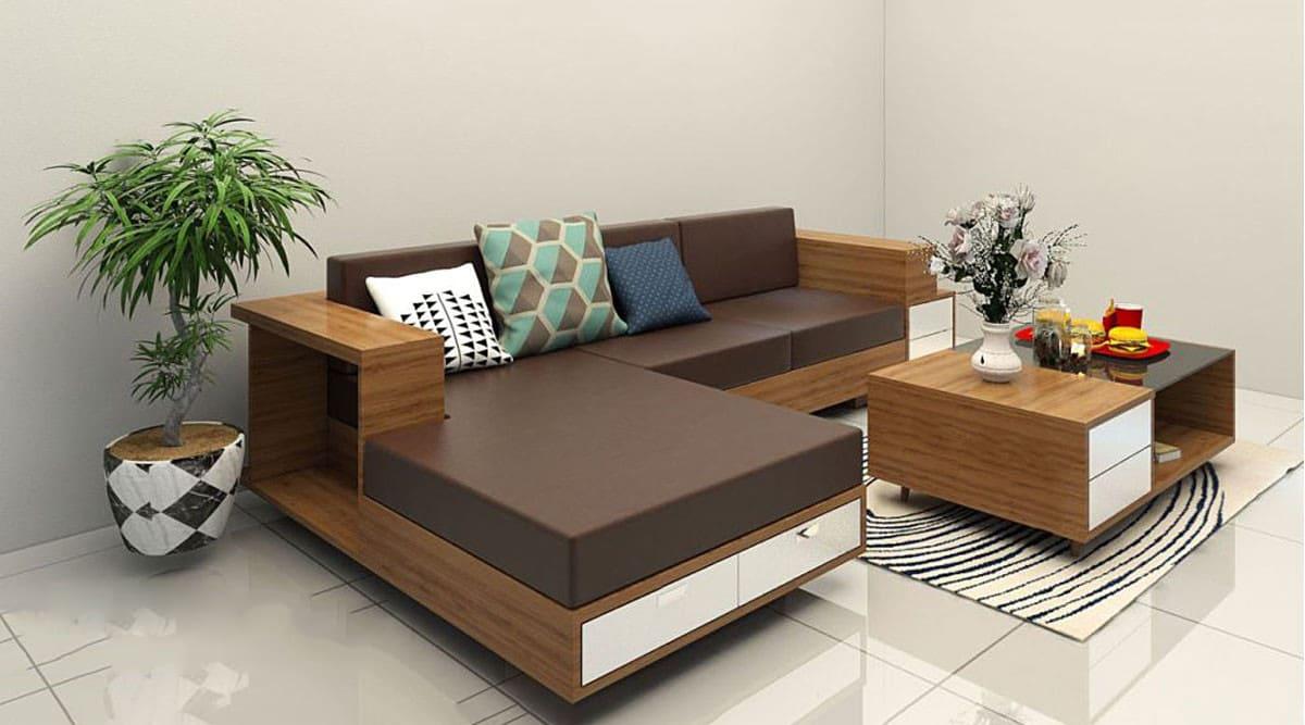 bàn ghế gỗ phòng khách giá 2 triệu