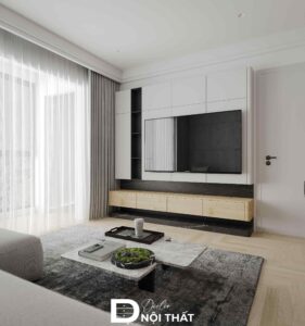 Dự án thiết kế thi công nội thất chung cư Hei Tower cho chị Hương