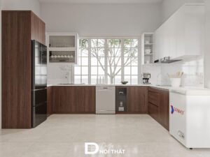 khoảng cách giữa bếp và tủ lạnh