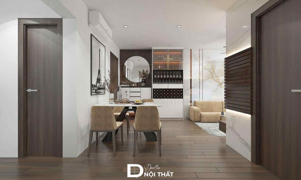 Thiết kế nội thất chung cư NTHome hiện đại