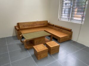 bàn ghế gỗ phòng khách dưới 15 triệu