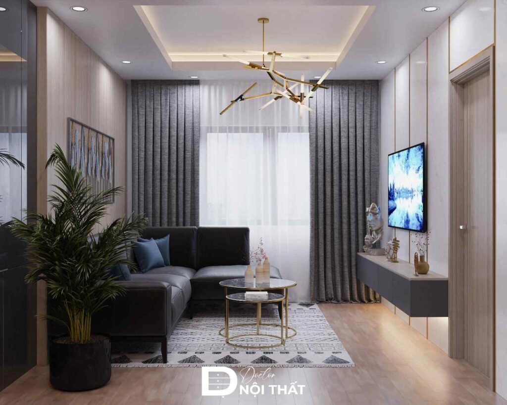 Dự án thiết kế chung cư 70m2 tòa IEC tại Thanh Trì