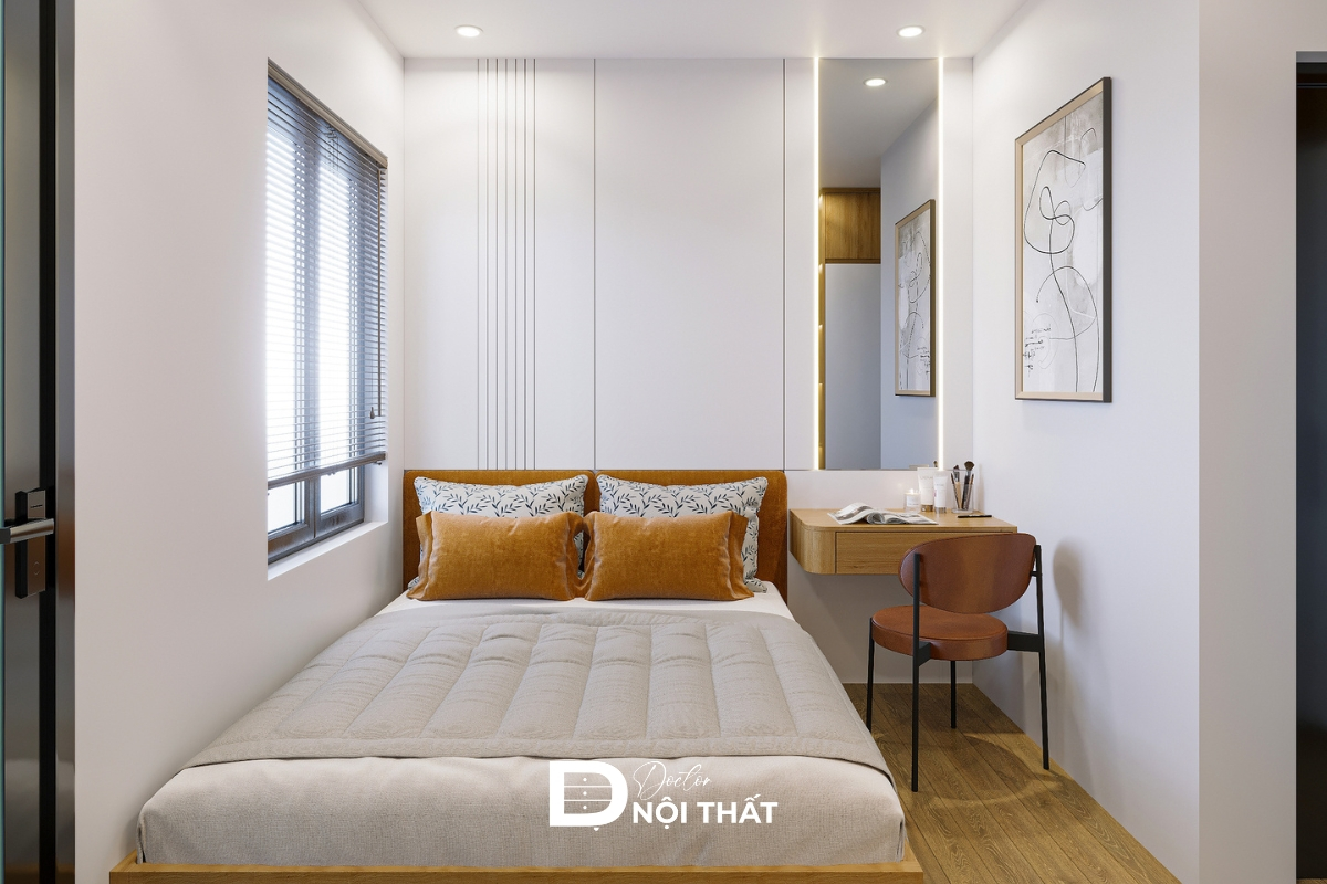 Thiết kế phòng ngủ 3x4 hiện đại, tối giản là sự lựa chọn lý tưởng