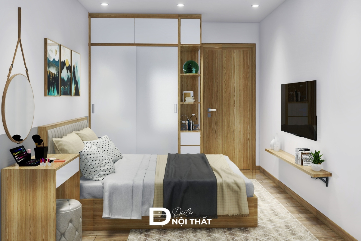 Sử dụng màu tươi sáng để tạo cảm giác không gian rộng hơn