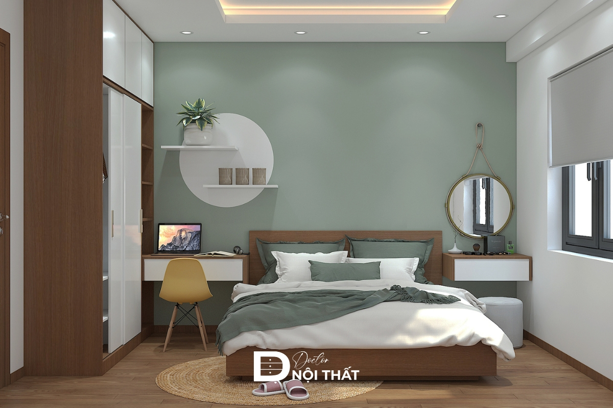 Bạn có thể tận dụng không gian bằng cách bố trí thêm góc làm việc