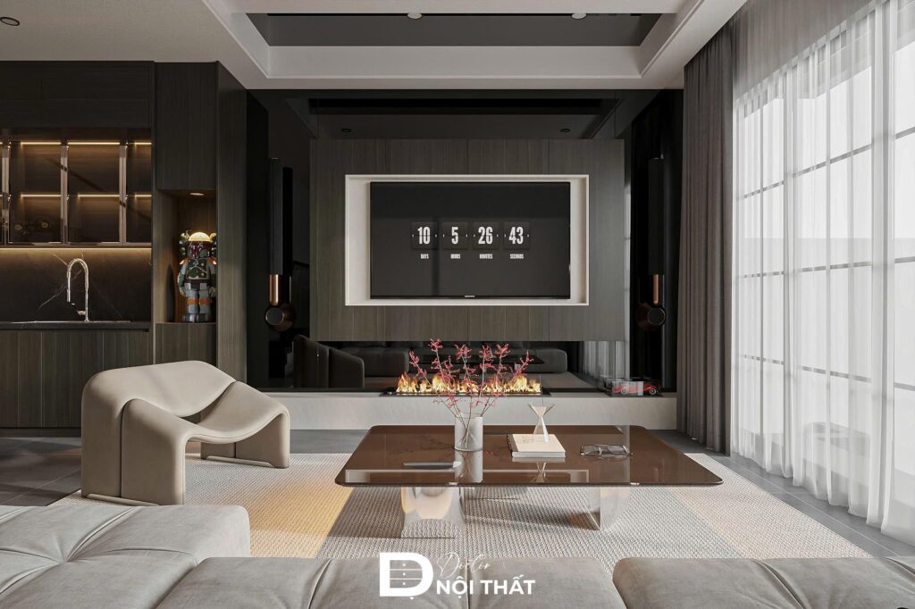 thiết kế nội thất nhà phố 5x20
