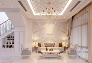 thiết kế nội thất nhà phố tân cổ điển